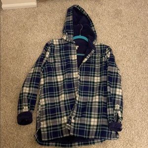 Fleece lined flannel